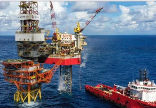 Offshore oil and gas platform