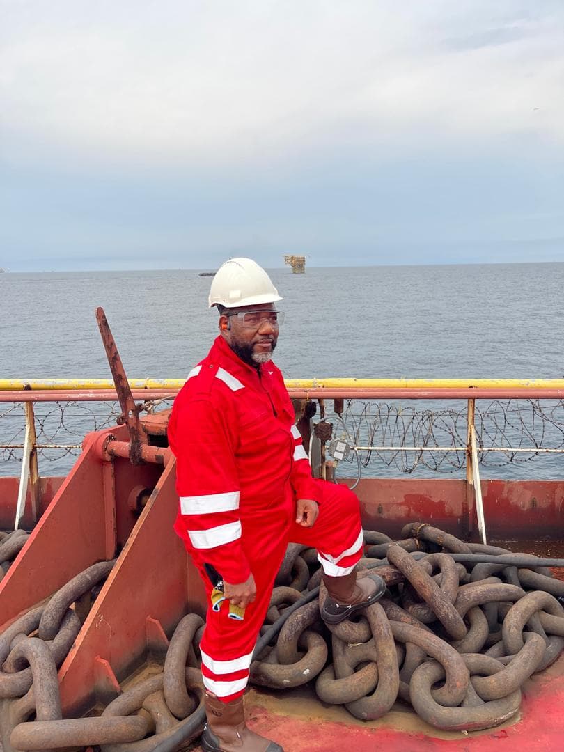 Prince Kattey Obariokpa, Managing Director and CEO of K-Lakay Global Limited, on an offshore platform